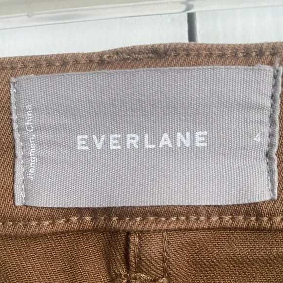 Everlane Women's Wide Leg Pants in Brown - Picture 4 of 4